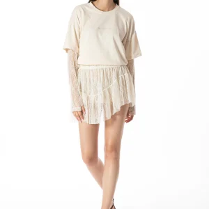 Croisette – Gonna Asimmetrica In Pizzo Burro