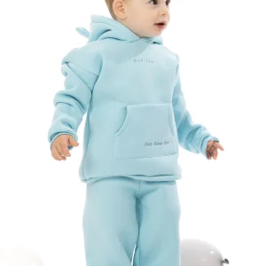 Teddy – Set Felpa e Jogger Azzurro