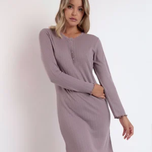 Camicia da notte Donna in viscosa Admas 61304 rosa