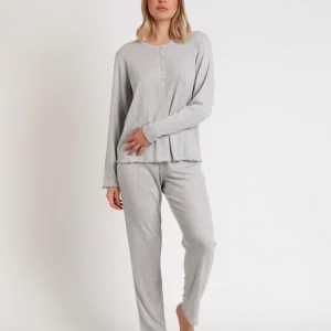 Pigiama Donna in viscosa Admas 62624 Grigio