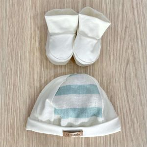 Cappellino e babbucce neonato Hophoplà
