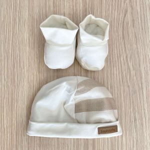 Cappellino e babbucce neonato Hophoplà