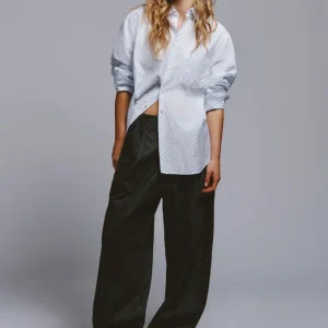 EVA X ROY ROGER'S -PANTALONE EVA DENIM BLACK LIGHT STONE