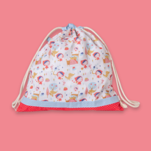 Sacchetto asilo personalizzato – Cappuccetto rosso