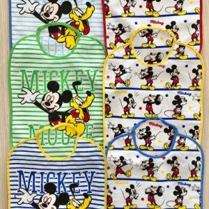 6 pack di bavetta plastificate WD 9608 Disney