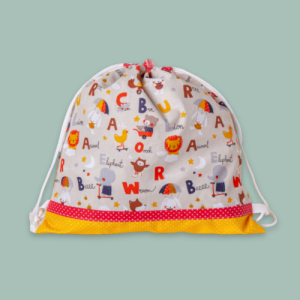 Sacchetto asilo personalizzato – ABC