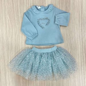 Completo due pezzi neonata/bambina I Do