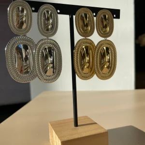 Orecchini pendenti double