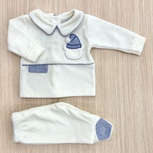 Completino due pezzi in ciniglia B.1298 Le Chicche