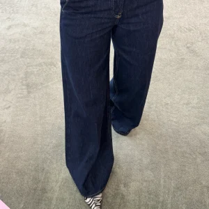 Jeans palma denim scuro wide leg jx