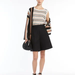 BERMUDA SVASATO IN COTONE E LINO