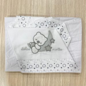 Set lenzuolino culla/carrozzina EC 2064 Bruco Bruco