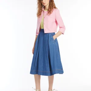 GONNA IN DENIM DI COTONE