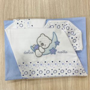 Set lenzuolino culla/carrozzina EC 2064 Bruco Bruco