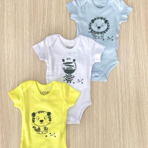 3 pack body neonato 11V-R002AL Losan