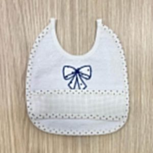 Bavetta da ricamo neonato/a