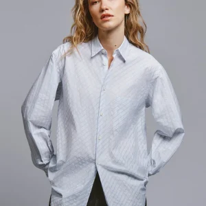 EVA X ROY ROGER'S -CAMICIA GARÇON A RIGHE