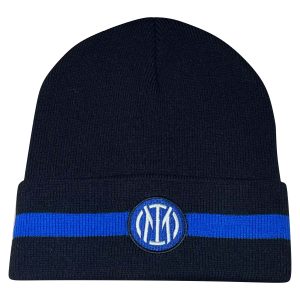 Berretto Lana Nero Ufficiale F.C. Inter