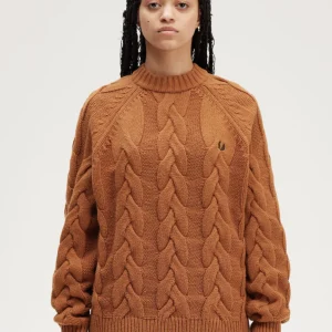 Maglione A Trecce Con Collo A Lupetto donna