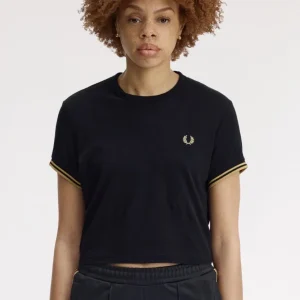 T-shirt in piqué Supima® con doppia riga