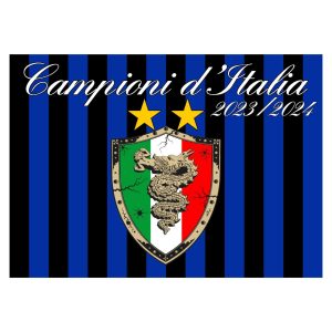 Bandiera Scudetto Ufficiale Curva Nord Milano