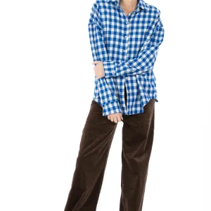 Clara – Camicia Strutturata Royal Blue