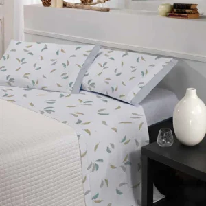 Cavalieri Piazza Pitti Completo Lenzuola Matrimoniale art foglie + colori