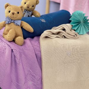 Copertina Blumarine Baby Orsetto cotone