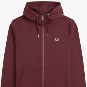 Felpa Con Cappuccio E Zip Intera