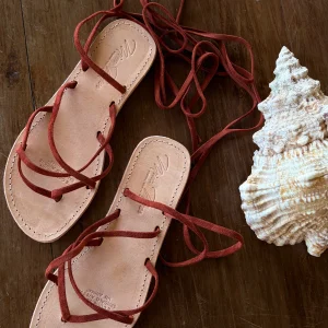 Ciabattina infradito Belen mattone