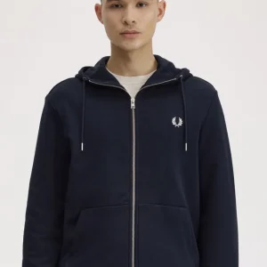 Felpa Con Cappuccio E Zip Intera