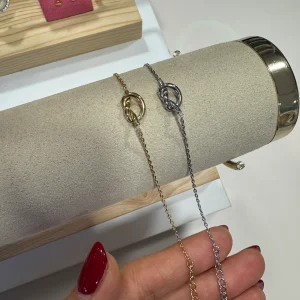 Bracciale nodo maglia fine