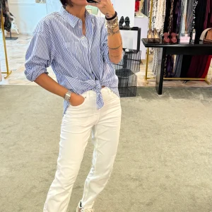 Jeans straight bianco fr