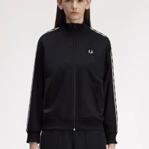 Track jacket con fettuccia