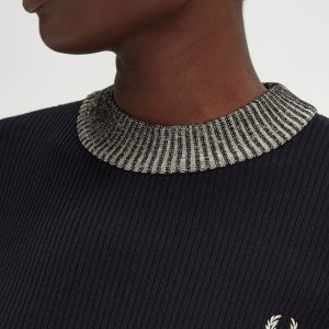 Maglione space dye ribbed