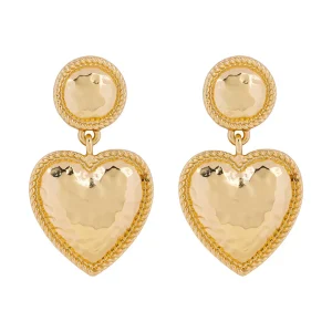 Orecchini cuore gold
