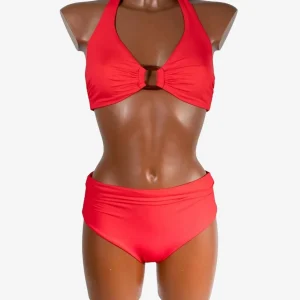 Bikini Vela Donna Genius Rosso Accessorio Mare