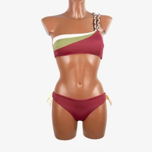 Bikini Monospalla Donna Marette Tricolore