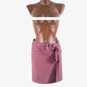 Pareo Donna Otro Amor Rosa Lurex Viscosa Mare