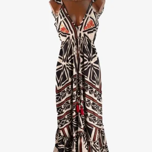 Abito Lungo Iconique Elegante Made in Italy