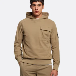 Felpa Pocket Lyle & Scott Beige da Uomo