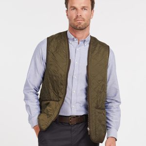 Gilet trapuntato/fodera con zip Polarquilt