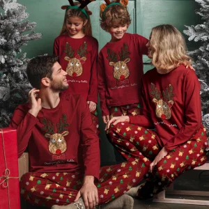 Pigiama Natalizio Family coordinato Uomo Donna Bimbo Bimba art Admas 60068 60069