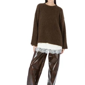 Nuvée - Maglia Trapezio Cioccolato