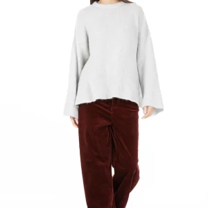 Nuvée - Maglia Trapezio Grigio Perla