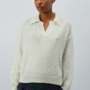 Polo in Mohair Roy Roger's Bianca da Donna