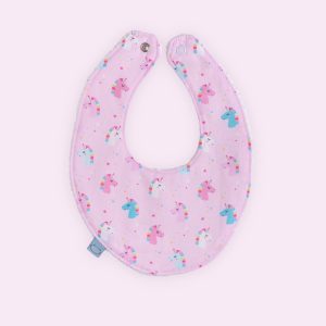 Bavaglino neonato unicorni