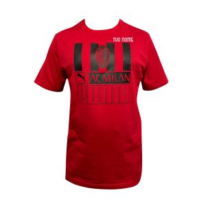 T-Shirt Rossa Core Ufficiale Puma A.C. Milan