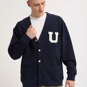 Cardigan con logo