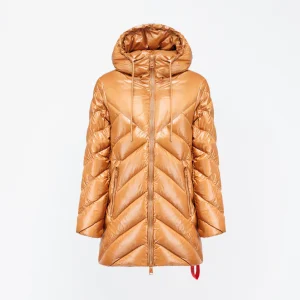 Piumino Vienna After Label Arancione da Donna